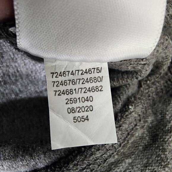 Maurices Womens Sweatshirt Gray Plaid Reindeer Cowl Neck Pullover Cozy Medium - Picture 10 of 11